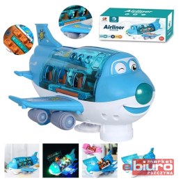 SAMOLOT ROZKŁADANY NIEBIESKI ŚW/DŹW NORIMPEX