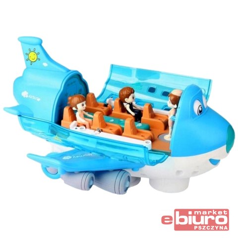 SAMOLOT ROZKŁADANY NIEBIESKI ŚW/DŹW NORIMPEX