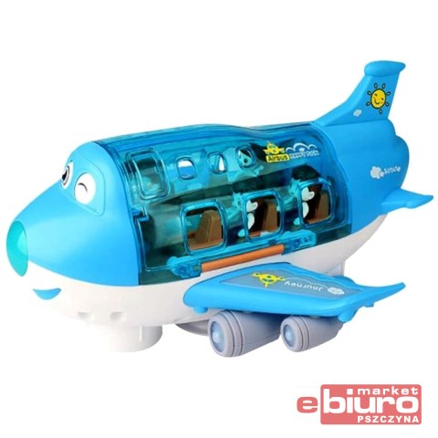 SAMOLOT ROZKŁADANY NIEBIESKI ŚW/DŹW NORIMPEX