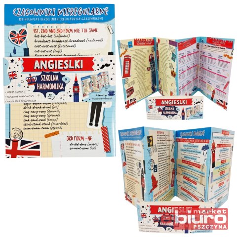 ŚCIĄGA HARMONIJKA ANGIELSKI CZASOWNIKI HENRY