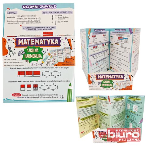 ŚCIĄGA HARMONIJKA MATEMATYKA UŁAMKI HENRY