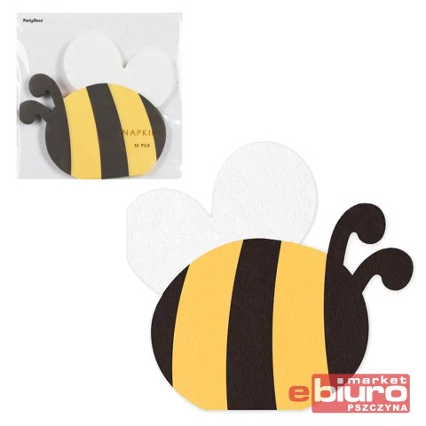 SERWETKI PSZCZÓŁKI 16X15CM MIX A'12 PARTYDECO
