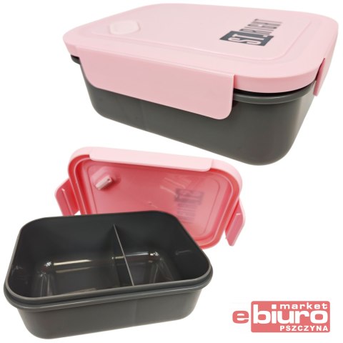 ŚNIADANIÓWKA STRIGHT PINK & GREY 2567