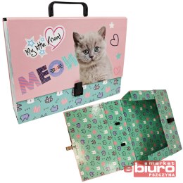 TECZKA Z RĄCZKĄ A4 XL MLF FLUFFY KITTY MAJEWSKI