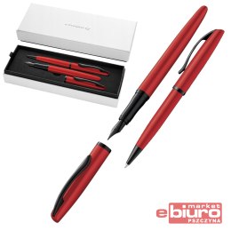 ZESTAW PELIKAN JAZZ NOBLE EL RED PIÓRO+DŁUGOP ETUI