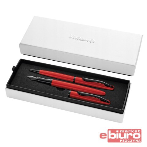 ZESTAW PELIKAN JAZZ NOBLE EL RED PIÓRO+DŁUGOP ETUI