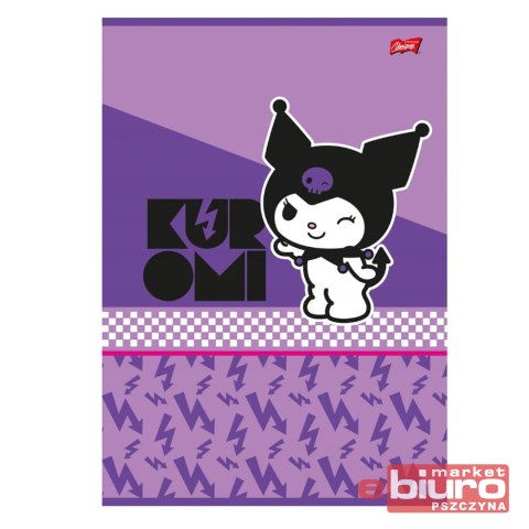 ZESZYT A4 32K KRATKA LAMINOWANY KUROMI MAJEWSKI