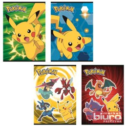ZESZYT A5 16K KRATKA LAMINOWANY POKEMON