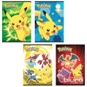 ZESZYT A5 16K LINIA PODWÓJNA DWUKOL LAMIN POKEMON