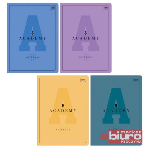 ZESZYT A5 32 KARTKI KRATKA M 90G ACADEMY HYBRID