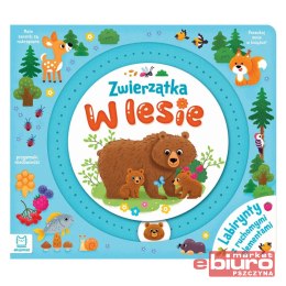 ZWIERZĄTKA W LESIE LABIRYNTY Z RUCHOMYMI ELEMENTAM