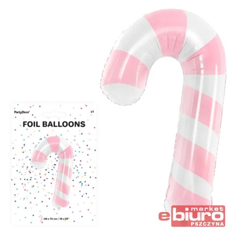 BALON FOLIOWY CUKROWA LASKA 50X82CM RÓŻOWY PARTYDE