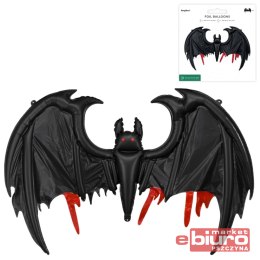 BALON FOLIOWY NIETOPERZ 120X81CM CZARNY PARTYDECO