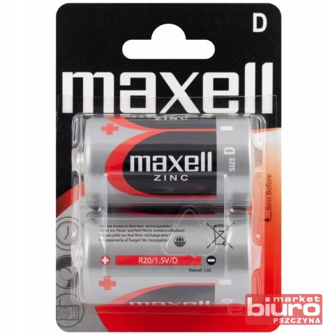 BATERIA R20 ZINC BLISTER A'2 MAXELL
