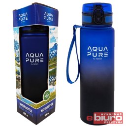 BIDON AQUA PURE ASTRA 600ML BLUE/BLACK
