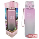 BIDON AQUA PURE ASTRA 600ML PINK/GREY