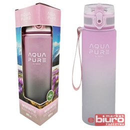 BIDON AQUA PURE ASTRA 600ML PINK/GREY