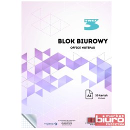 BLOK BIUROWY A4 50K W KRATKĘ TRES