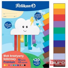BLOK KREATYWNY A4 KOLOROWY PREMIUM 10K PELIKAN