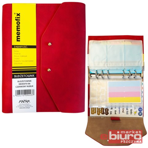 BUDŻETOWNIK B6 CZERWONY NUBUK ANTRA