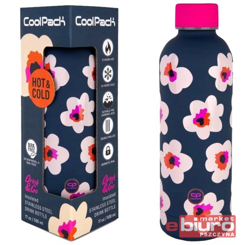 COOLPACK BONET TERMO BOTTLE BIDON MET FLORES NINA