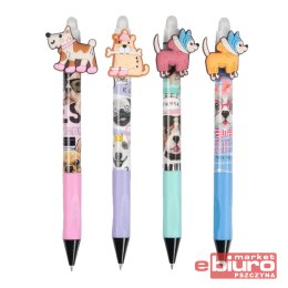 DŁUGOPIS WYMAZYWALNY FUNNY DOGS 0,5 NIEB 6001404 M