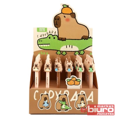 DŁUGOPIS ŻELOWY CAPYBARA ZF7011 CRESCO