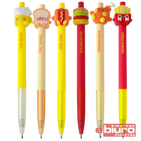 DŁUGOPIS ŻELOWY FAST FOOD ZF3511 CRESCO