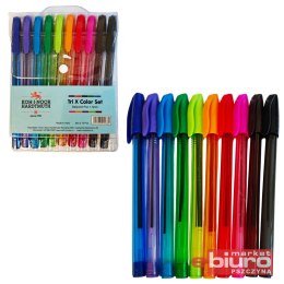 DŁUGOPISY KOLOROWE TRI X 1mm 10 KOLORÓW KOH-I-NOOR