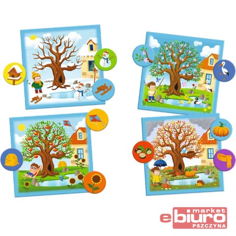 GRA PORY ROKU ABC MALUCHA RODZINA TREFLIKÓW