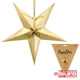 GWIAZDA PAPIEROWA 45CM ZŁOTY PARTYDECO