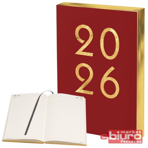 KALENDARZ ART A5 DNS CZERWONY ANTRA