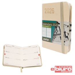 KALENDARZ AWANGARDA A7 BEŻOWY TDW ANTRA