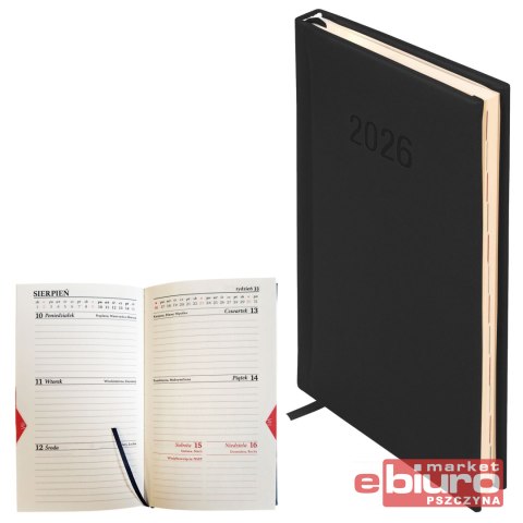 KALENDARZ COLORFIX A6 TDW CZARNY ANTRA