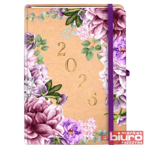 KALENDARZ KRAFT A5 LILIE TNS ANTRA