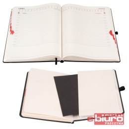 KALENDARZ MEMOFIX A4 DNS CZARNY ANTRA