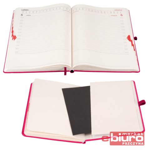 KALENDARZ MEMOFIX A4 DNS RÓŻOWY ANTRA