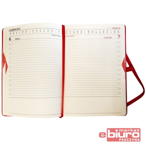 KALENDARZ MEMOFIX A5 DNS CZERWONY ANTRA