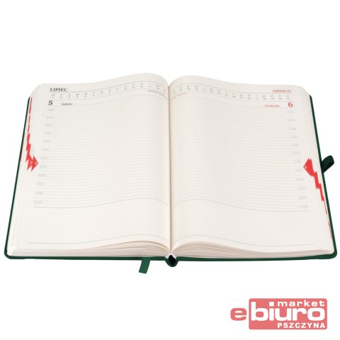 KALENDARZ MEMOFIX A5 DNS ZIELONY ANTRA