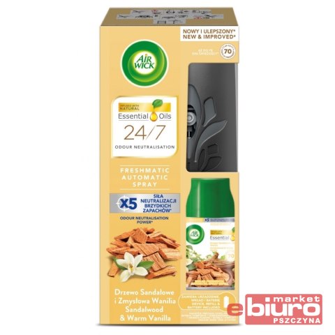ODŚWIEŻACZ AUTOMATYCZNY AIR WICK WKŁAD DRZEWO SANDAŁOWE 250ML FRESHMATIC