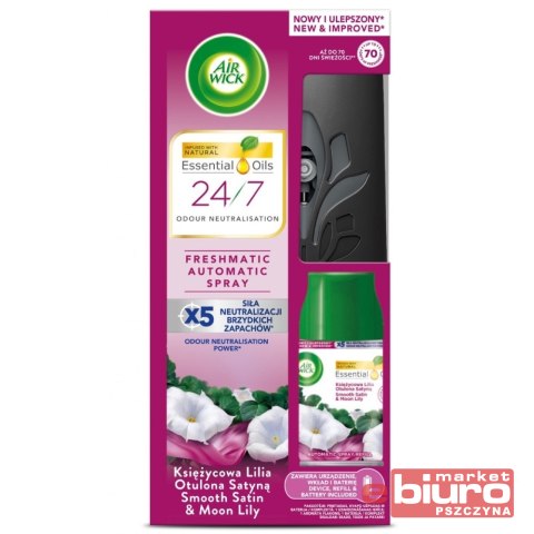 ODŚWIEŻACZ AUTOMATYCZNY AIR WICK KSIĘŻYCOWA LILIA 250ML KOMPLET
