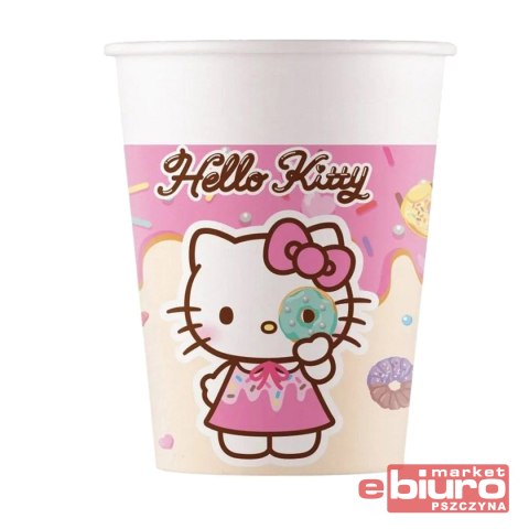 KUBECZKI PAPIEROWE HELLO KITTY AND KUROM 200ML A'8