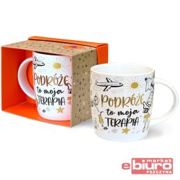 KUBEK TOP-005 PODRÓŻE TO MOJA TERAPIA PASSION