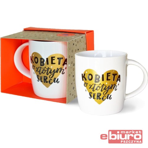 KUBEK TOP-013 KOBIETA O ZŁOTYM SERCU PASSION
