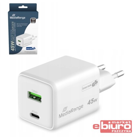 ŁADOWARKA 45W 2xUSB C USB-A MEDIARENGER MRMA113-2