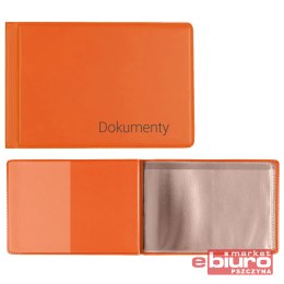 OKŁADKA NA DOKUMENTY MAŁE ORANGE BIURFOL