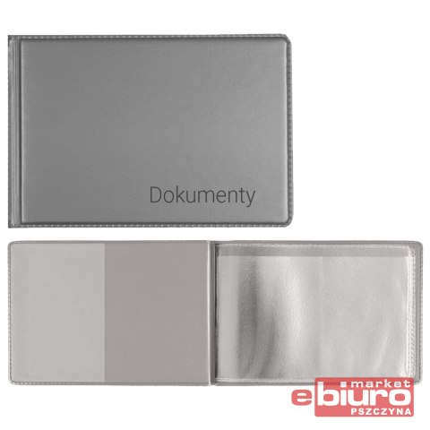 OKŁADKA NA DOKUMENTY MAŁE SILVER BIURFOL