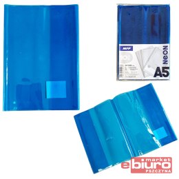 OKŁADKA NA ZESZYT A5 180MIC NEON BLUE A'10 MFP