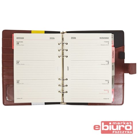 ORGANIZER MEMOFIX A5 BRĄZOWY ANTRA