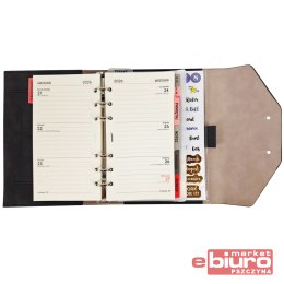 ORGANIZER MEMOFIX B6 CZARNY NUBUK ANTRA